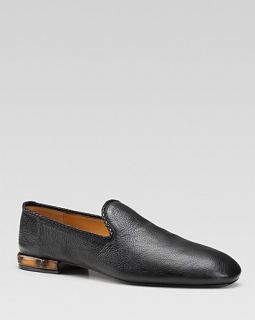 Gucci Harlem Bamboo Heel Loafers