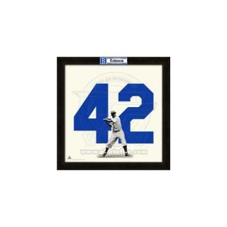Photo File PH AANV197 Los Angeles Dodgers Jackie Robinson Uniframe   20 x 20 inch