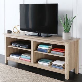 58 inch Natural Wood TV Stand   16268322   Shopping