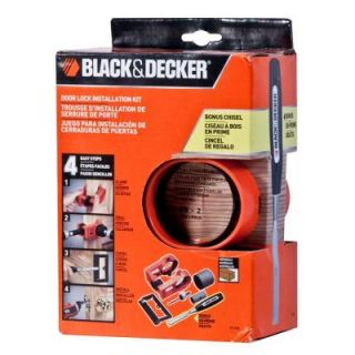 BLACK+DECKER Door Lock Installation Kit 79 366