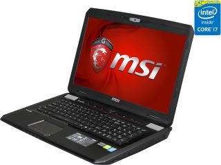 MSI GT Series GT70 Dominator 895 Gaming Laptop 4th Generation Intel Core i7 4800MQ (2.70 GHz) 8 GB Memory 1 TB HDD NVIDIA GeForce GTX 870M 3 GB 17.3" Windows 8.1 64 Bit