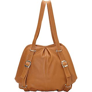 Piel Convertible Buckle Backpack Shoulder Bag