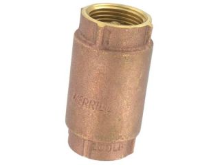 Pentair 1in. Low Lead Well Pump Brass Check Valve  TC2502LF