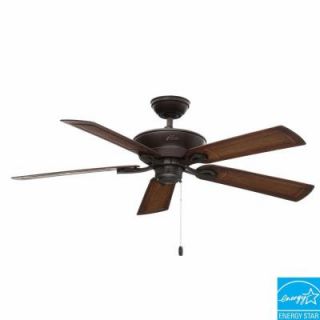 Hunter Caicos 52 in. New Bronze Wet Rated Ceiling Fan 53212