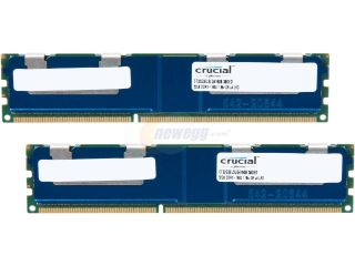 Crucial 64GB (2 x 32GB) 240 Pin DDR3 SDRAM ECC DDR3L 1600 (PC3 12800) Home Audio Model CT2K32G3ELSLQ4160B
