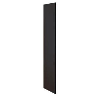 Salsbury Industries Extra Wide Designer Wood Side Panel for 21 in. Deep Extra Wide Designer Wood locker in Black 22235BLK