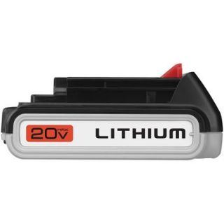 Black & Decker 20 Volt MAX Lithium Ion Battery