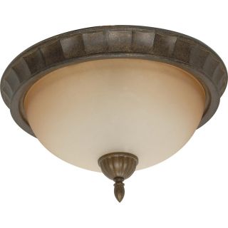 14.62 in W Dune Gold Ceiling Flush Mount