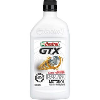 Castrol GTX 5W 20 Conventional Motor Oil, 1 qt