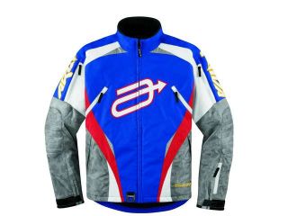 Arctiva Comp 7 RR Snowmobile Shell Jacket Blue/Red 2XL