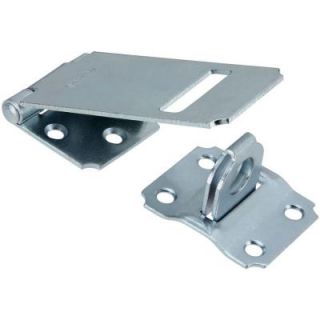 Stanley National Hardware 3 1/4 in. Zinc Plate Safety Hasps DISCONTINUED CD915 3 1/4 ADJ STPL HSP
