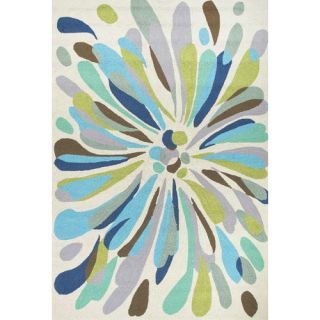 Jaipur Rugs Colours Blue/Green Floral Indoor/Outdoor Area Rug