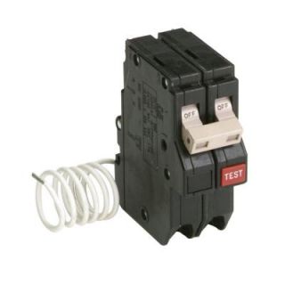 Eaton 20 Amp 1 1/2 in. Double Pole GFCI Circuit Breaker CH220GF