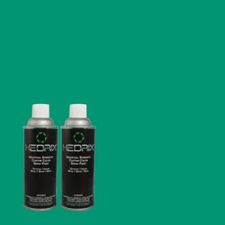 Hedrix 11 oz. Match of S G 480 Aqua Waters Flat Custom Spray Paint (2 Pack) F02 S G 480