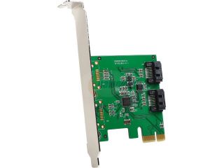 SYBA SI PEX40094 PCI Express Low Profile Ready SATA SATA III 2 Internal 6Gbps Ports PCI e Controller Card