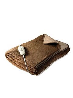 Morphy Richards 75320 cream and brown electric blanket throw