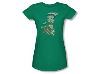 Betty Boop Define Naughty Juniors Short Sleeve Shirt