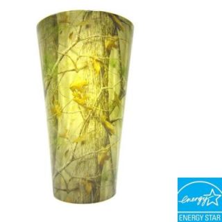 It's Exciting Lighting Vivid Series Wall Mount Indoor/Outdoor Camouflage Style Battery Operated 5 LED Sconce 002532G