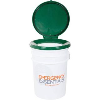 Emergency Essentials Camping and Emergency Survival Tote able Toilet Seat and Lid with 5 Gallon Bucket and Enzymes