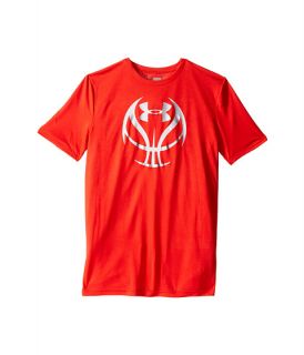 Under Armour Kids Basketball Icon Short Sleeve Tee (Big Kids) Risk Red