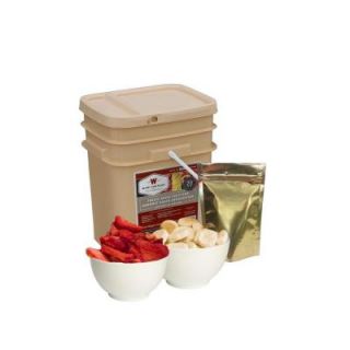 Wise Company 120 Serving Freeze Dried Fruit and Snack Bucket 40 50120