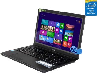 Open Box Acer Aspire E1 532P 4819 Notebook   Intel Dual Core Pentium 3556U 4GB RAM / 500GB HDD 15.6" Touchscreen Windows 8