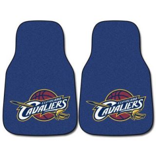 FANMATS Cleveland Cavaliers 18 in. x 27 in. 2 Piece Carpeted Car Mat Set 9233