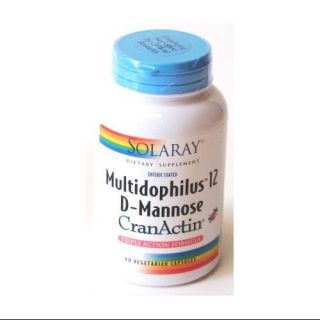 Multidophilus 12 D Mannose and CranActin (20 Billion) Solaray 90 VCaps