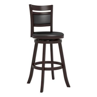 CorLiving Corliving Woodgrove Black 29 in Bar Stool