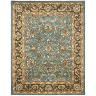 Safavieh Handmade Heritage Blue/ Brown Wool Rug (11' x 16')