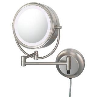 Mirror Image Neomodern Double Sided, LED 5X/1X Lighted Mirror