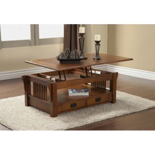 Alpine Furniture Coffee Table with Lift Top Storage