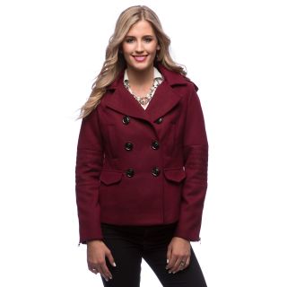 Maralyn & Me Womens Pea Coat with Removable Hood   Shopping