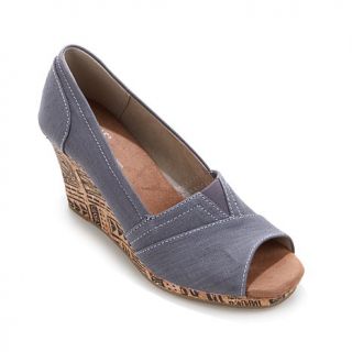 TOMS Classic Open Toe Wedge   8048851