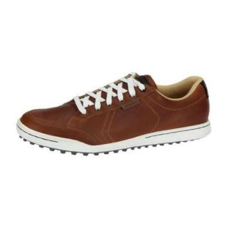 Ashworth Men's Cardiff Tan Brown/ Black/ Gum Golf Shoes 8.5 Medium