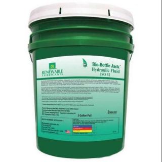 RENEWABLE LUBRICANTS 81634 Biodegradable Hydraulic Fluid,5 Gal