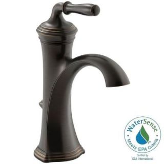 KOHLER Devonshire Single Hole Single Handle Water Saving Bathroom Faucet in Oil Rubbed Bronze K 193 4 2BZ