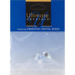 Swarovski Crystal Beads Facet Teardrop, 11.5mm x 5mm, Crystal