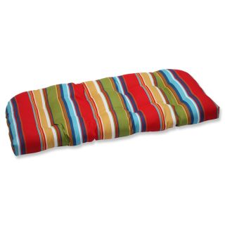 Pillow Perfect Outdoor Westport Garden Wicker Seat Cushion (Set of 2)