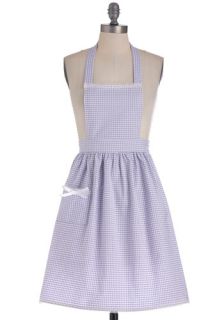 Gingham What They Want Apron  Mod Retro Vintage Kitchen