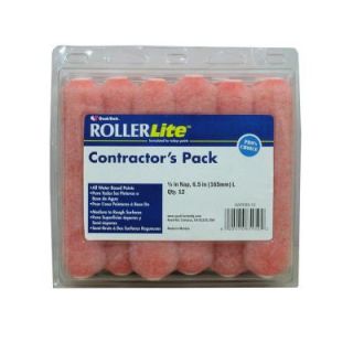 6 in. x 1/2 in. Polyester Mini Roller Covers (12 Pack) 6AP050 12