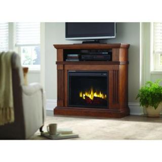 Home Decorators Collection Edison 40 in. Convertible Media Console Electric Fireplace in Heritage 268 67 65 Y