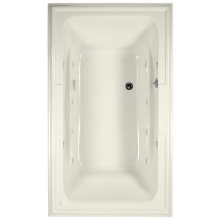American Standard Town Square Linen Acrylic Rectangular Whirlpool Tub (Common 42 in x 72 in; Actual 22 in x 42 in x 72 in)