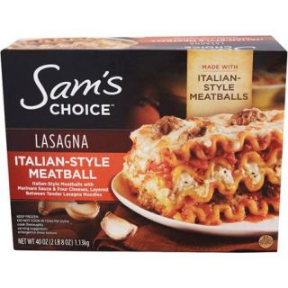 Sam's Choice Italian Style Meatball Lasagna, 40 oz