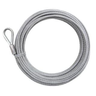 Everbilt 3/16 in. x 100 ft. Galvanized Uncoated Wire Rope DISCONTINUED 13120
