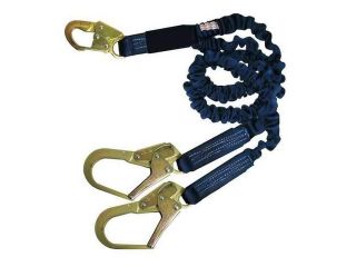 CONDOR 19F387 Lanyard, 2 Leg, Polyester, Blue