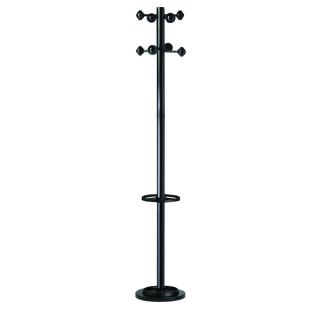 Kos Lighting Accueil Black Coat Stand with Eight Pegs