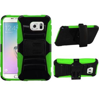 Insten Hard PC/ Silicone Dual layer Hybrid Phone Case with Holster for