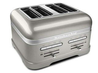 KitchenAid 4 slice Pro Line Toaster   Sugared Pearl Silver