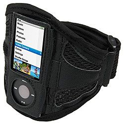 INSTEN Black Airmesh Armband for iPod Gen 5 Nano  
